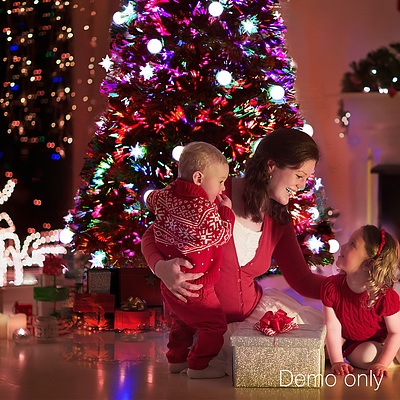 Jingle Jollys 1.8M 6FT LED Christmas Tree Multi Colour - Brand new - Free Shipping