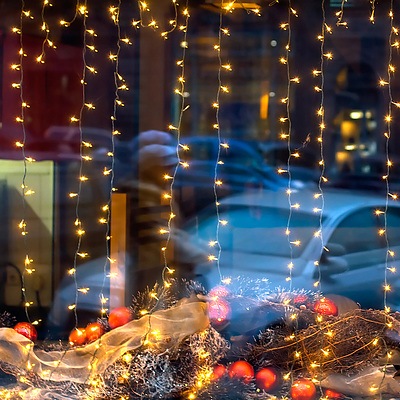 Christmas LED Curtain Lights - Free Shipping