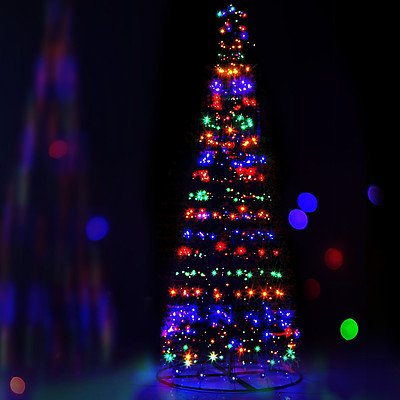 Jingle Jollys 3M LED Christmas Tree Multi Colour - Free Shipping