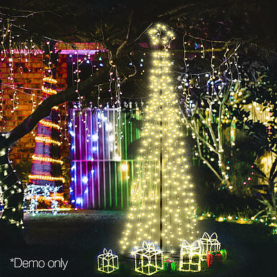 Jingle Jollys 3.6M LED Christmas Tree Lights 360pc LED Warm White - Free Shipping