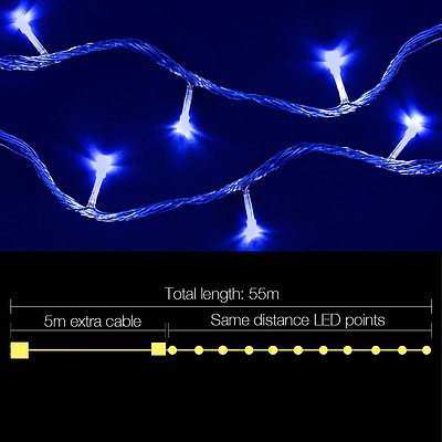 Christmas LED String Lights - Blue - Free Shipping