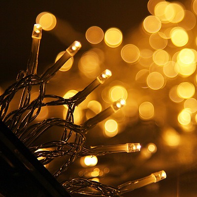 Christmas LED String Lights - Warm Yellow - Brand New - Free Shipping