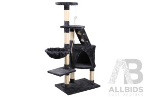 Cat Tree 120cm Trees Scratching Post Scratcher Tower Condo House Furniture Wood Multi Level - Brand New - Free Shipping