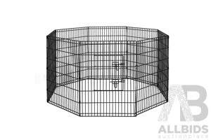 36" 8 Panel Pet Dog Playpen Puppy Exercise Cage Enclosure Play Pen Fence - Brand New - Free Shipping