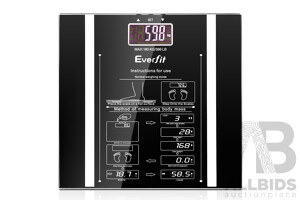 Electronic Digital Body Fat & Hydration Bathroom Glass Scale Black - Brand New - Free Shipping Electronic Digital Body Fat & Hydration Bathroom Glass Scale Black - Brand New - Free Shipping