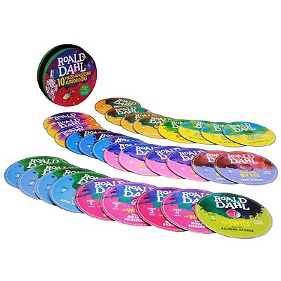 Roald Dahl 10 Phizz-Whizzing Audiobooks CD Collection - RRP $200