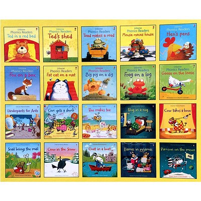 Usborne Phonics Readers 20 Book Set - RRP $200