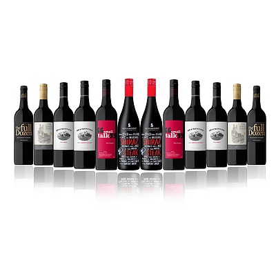 12 Bottles Australian Red Wine Mix Featuring Rosemount Shiraz 750ml - RRP: $189