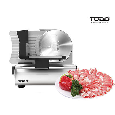 Todo 200W Electric Food Slicer Meat Slices Fruit Vegetables Bread Deli - RRP: $129 - Free Shipping