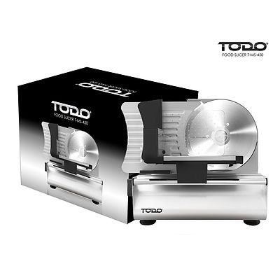 Todo 200W Electric Food Slicer Meat Slices Fruit Vegetables Bread Deli - RRP: $129 - Free Shipping
