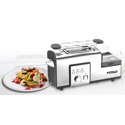 TODO 1250W Breakfast Master Toaster Egg Poacher Cooker All in One - RRP: $129 - Free Shipping