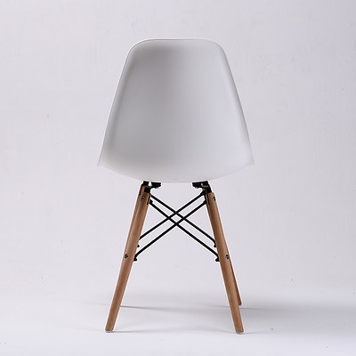 La Bella Replica Eames DSW Dining Chair - WHITE X4 - Brand New with 12 Months Warranty