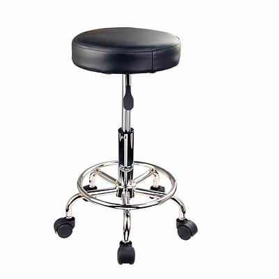 Forever Beauty Round Salon Stool - Black - Brand New with 12 Months Warranty