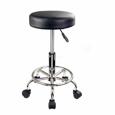 Forever Beauty Round Salon Stool - Black - Brand New with 12 Months Warranty
