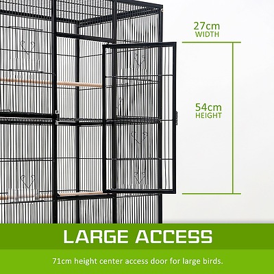 Bird Cage Parrot Aviary Pet Budgie Perch 137cm - Brand New - RRP: $279