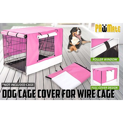 Paw Mate 24 inch Cover for Wire Dog Cage - Pink - Brand New with 12 Months Warranty