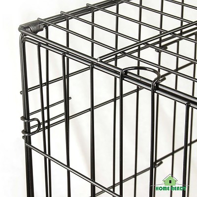 Paw Mate 24 inch Foldable Metal Wire Dog Cage with Wire Mesh Floor & Removable Tray - Brand New with 12 Months Warranty