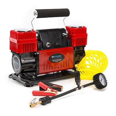 Dynamic Power 12V Air Compressor 300L/min - Red - Brand New with 12 Months Warranty