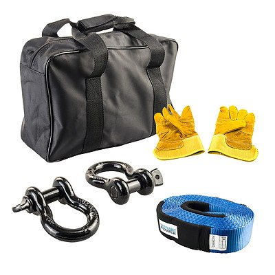 Dynamic Power Winch Recovery Kit 5PCS - Brand New with 12 Months Warranty