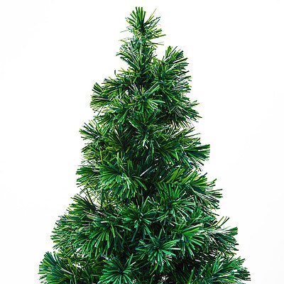 Home Ready 5Ft 150cm Fibre Optic LED Christmas Tree - Baubles Multi Colour - Brand New with 12 Months Warranty