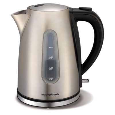 Morphy Richards Accents Jug Kettle Brushed Stainless Steel Jug - RRP: $89.95 - Brand New