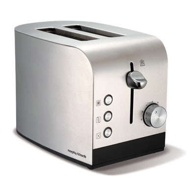 Morphy Richards 2 Slice Toaster Brushed Stainless Steel - RRP: $89.95 - Brand New