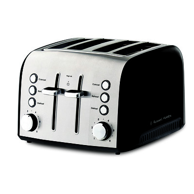 Russell Hobbs Heritage Vouge 4 Slice Toaster - Black - RRP: $99.95 - Brand New