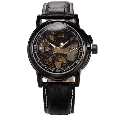 Kronen & Söhne Skeleton Automatic Mechanical Watch - RRP: $500 - Brand New