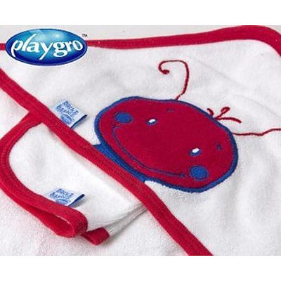 Playgro Buble Bee Hooded Baby Towel & Baby Face Washer Pack