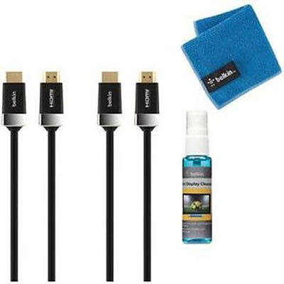 Belkin 3D Home Theater HDMI/HD Cables & Screen Cleaner Kit