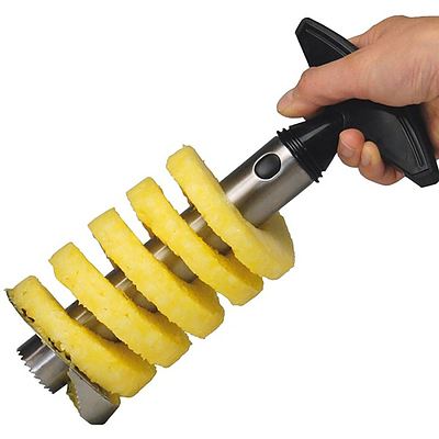 Stainless Steel Pineapple Corer Kitchen Easy Gadget Slicer Cutter Fruit Peeler  - RRP: $46.95 - Free Shipping